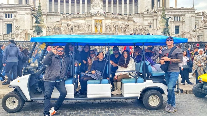 Rome: Private Guided Golf Cart Tour with Gelato or Wine - Circus Maximus, Aventine Hill, and the Orange Garden