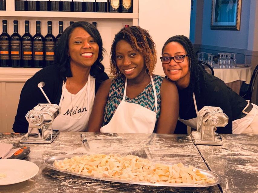 Rome: Roman Master Chef Cooking Class with Wine - Rolling fresh fettuccine by hand