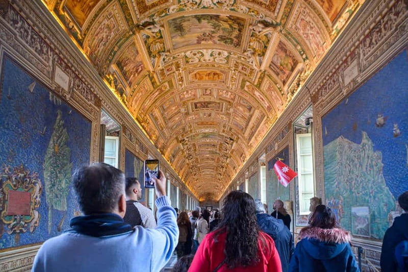 Rome: Sistine Chapel, Vatican Museums and Basilica Tour - Gallery of Maps: a long corridor with a clear purpose