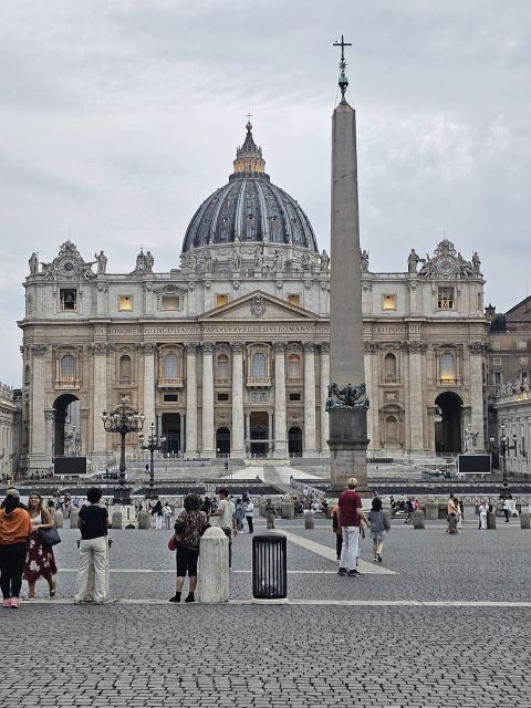 Rome: St. Peter's Basilica and Papal Grottoes Guided Tour - Inside St. Peter’s Basilica: scale, marble, and gold