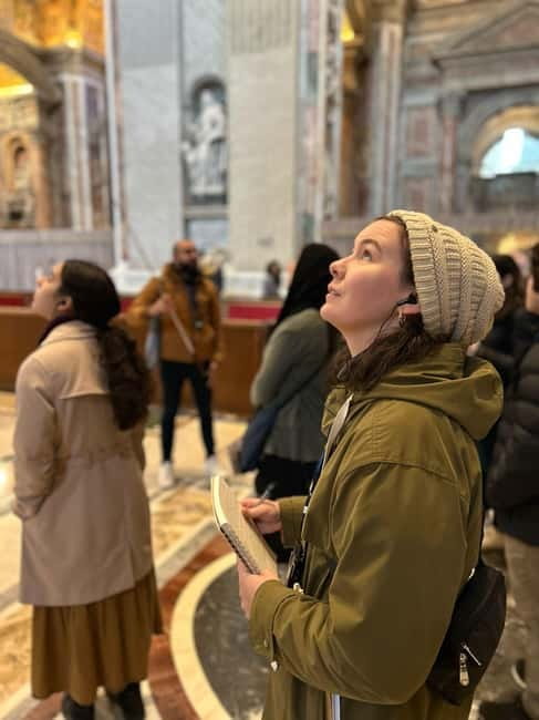 Rome: St. Peter’s Basilica Tour with Vatican Grottoes - Inside St. Peter’s Basilica: art on a huge scale