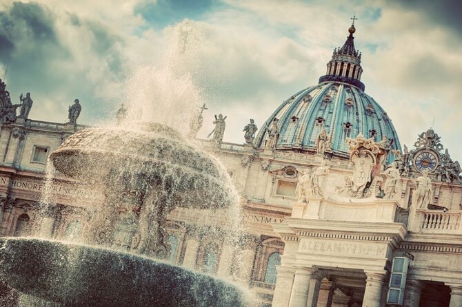 Rome: The Original Entire Vatican Tour & St. Peter's Dome Climb - St. Peter’s Basilica, from the main floor to the Vatacombs
