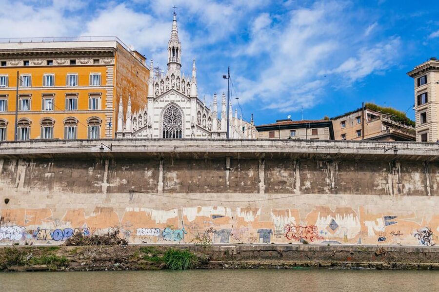 Rome: Tiber River Urban Rafting Tour with Roman Pizza - Ponte Garibaldi and the city rapids