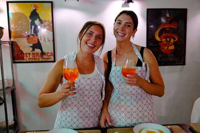 Rome Tipsy Cooking Class: Make Pasta and Mix 3 Spritz Cocktails - A Limoncello Finish and a Shared Meal