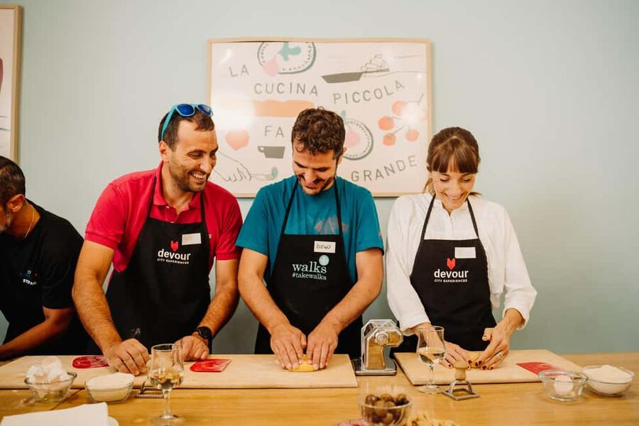 Rome: Traditional Pasta Making Class with Wine & Gelato - What the $66.84 price includes