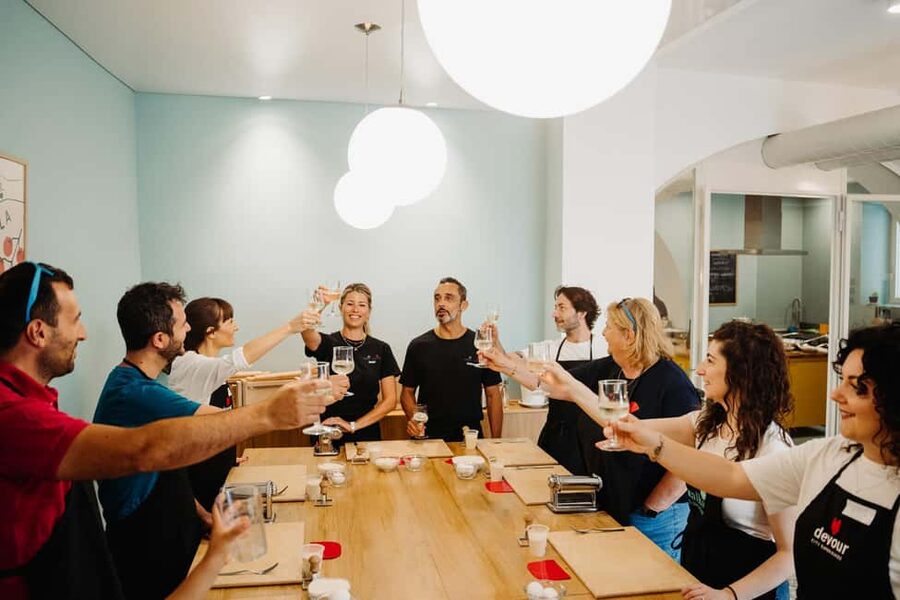 Rome: Traditional Pasta Making Class with Wine & Gelato - Practical limits you should know