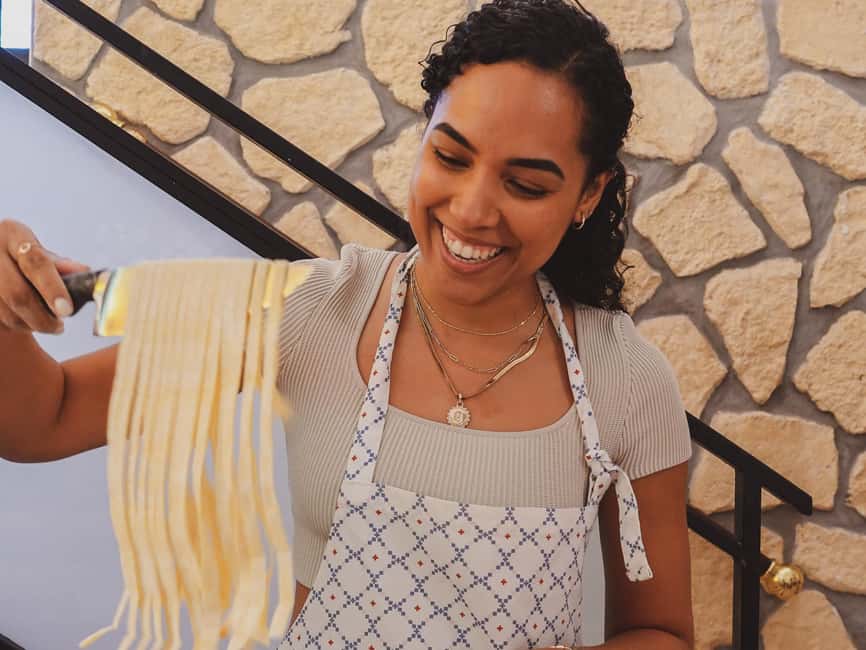 Rome: Traditional Pasta, Spritz & Tiramisu Cooking Class - The Best Part: Sitting Down to Eat