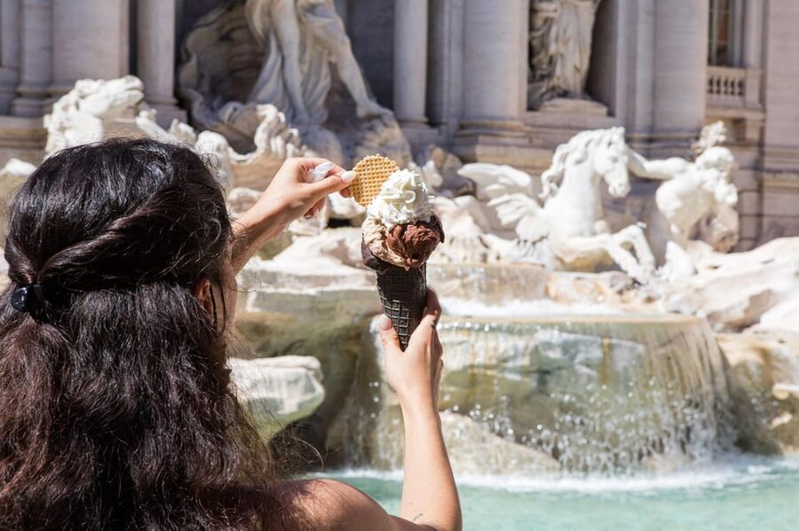 Rome: Trevi Fountain District Underground Tour and Ice Cream - Entering Vicus Caprarius beneath the Trevi District