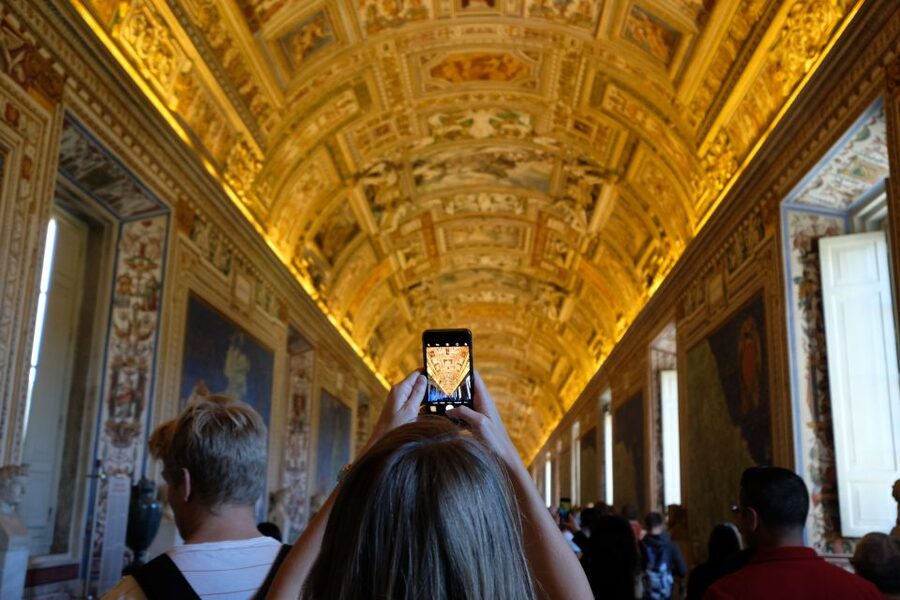 Rome: Vatican Museums and Sistine Chapel Tour - Sistine Chapel: Michelangelo beneath a crowded ceiling
