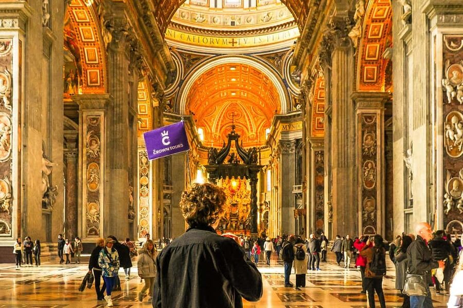 Rome: Vatican Museums, Sistine Chapel & Basilica Tour - Cortile del Belvedere and the first look at the museums