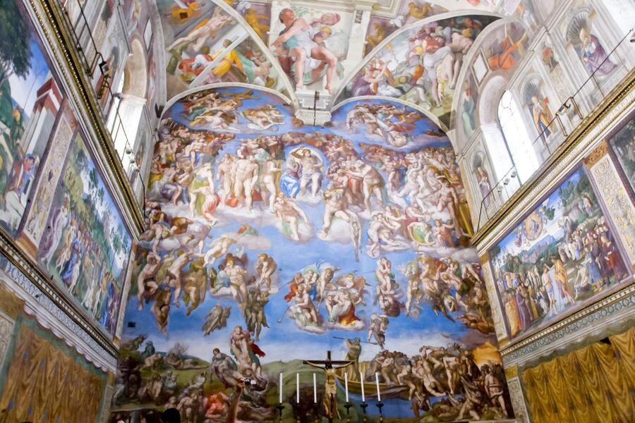 Rome: Vatican Museums & Sistine Chapel Guided Tour - The Sistine Chapel: looking up at Michelangelo
