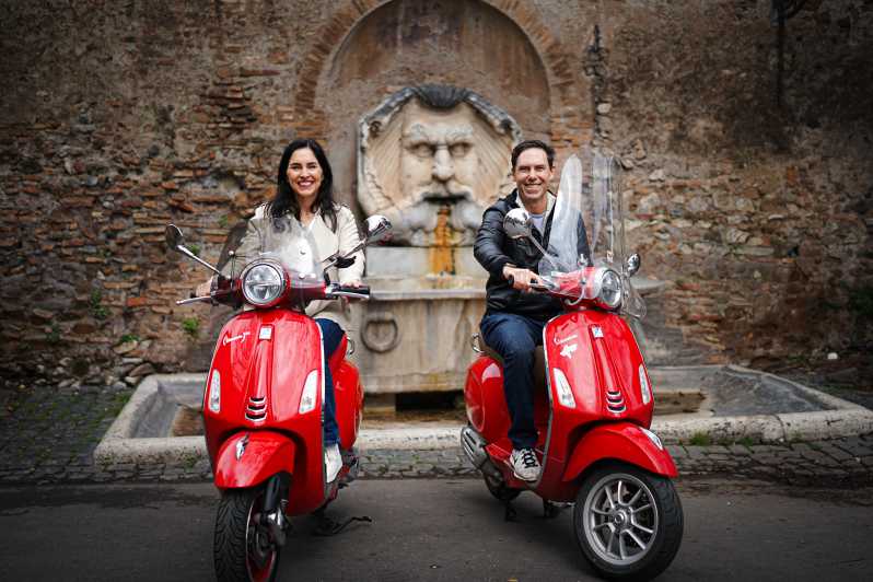 Rome Vespa Tour with Professional Photoshoot - Key points to know before booking