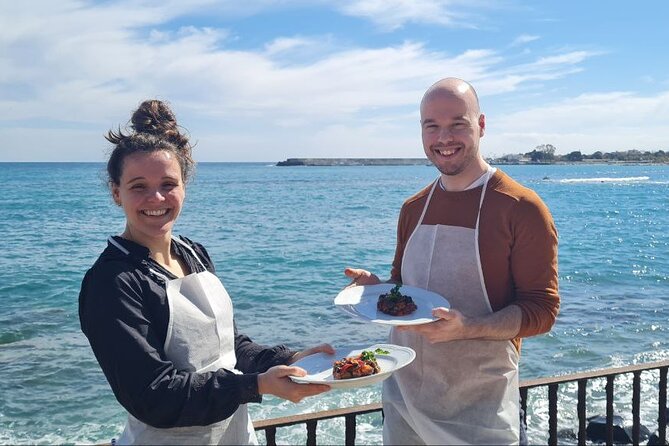Seaview Cooking Class & Taormina local flavors with Chef Mimmo - Making caponata, Sicily’s sweet-and-sour classic