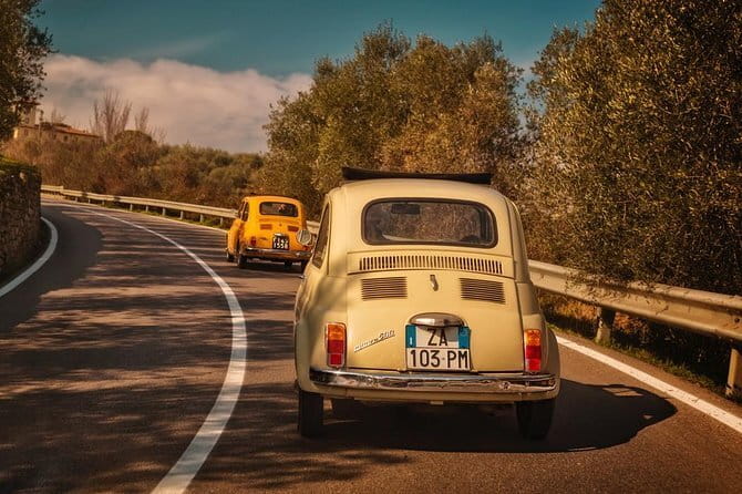 Self-Drive Vintage Fiat 500 Tour from Florence: Tuscan Wine Experience - Following the guide through Chianti