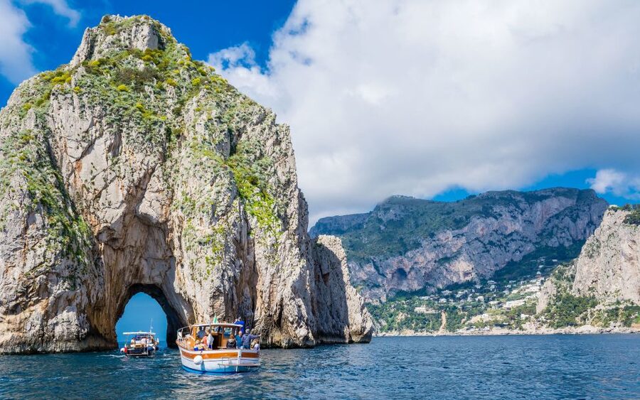 Sorrento: Capri and Blue Grotto Boat Cruise with Drinks - Swimming and snorkeling in Capri’s clear water