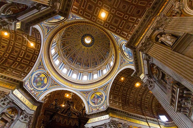 St. Peter’s Basilica Priority Access Tour with Dome & Crypt - Inside the basilica, scale meets detail