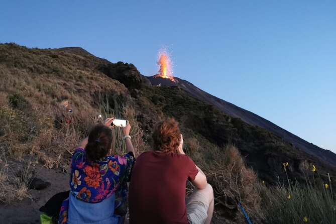 Stromboli: sunset trekking to Sciara del Fuoco - Ashàra - Climbing through scrub and volcanic history