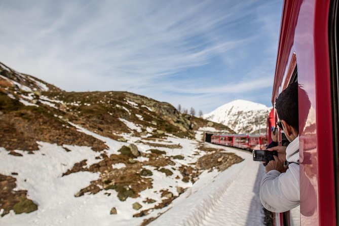 Swiss Alps Bernina Red Train and St.Moritz Tour from Milan - Leaving Milan before the city wakes