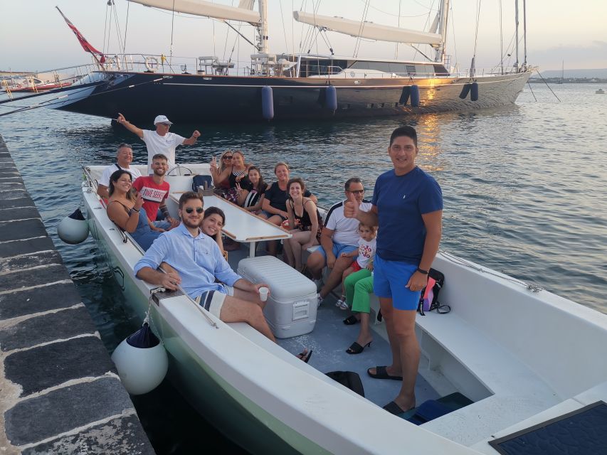 Syracuse: Ortigia Sunset Cruise with Aperitif - Grotta delle Stalattiti, Syracuse’s largest sea cave