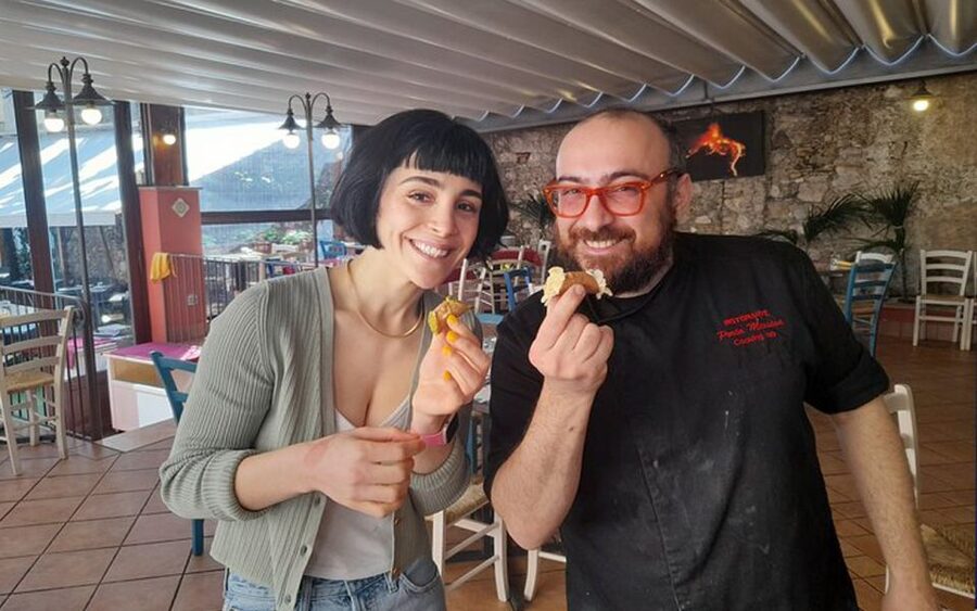 Taormina: Cannolo Cooking Class with Completion Certificate - Coffee, wine, and the best part: eating