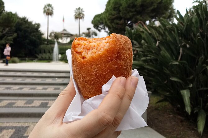 The Original Catania Street Food and Market Tour by Streaty - Arancini and the appeal of local staples