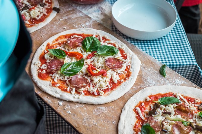 Toss, Bake, Cheers! - Sorrento Pizza Making Class with Wine - From sauce and toppings to the oven