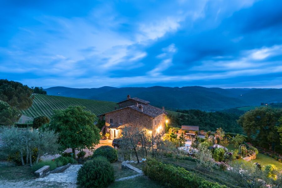 Total Immersion Wine Tour in Chianti - Arriving at Fattoria di Montemaggio
