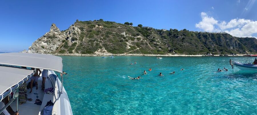 Tropea: Capo Vaticano Boat Trip with Snorkeling & Drink - Formicoli and the ancient port below the sea