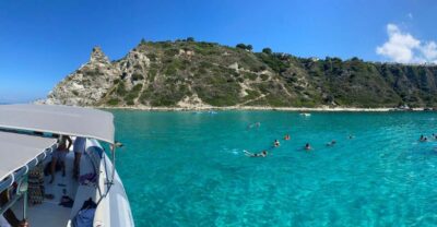 Capo Vaticano Boat Trip with Snorkeling & Drink