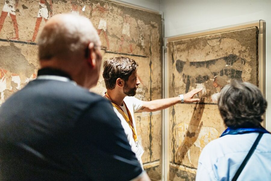 Turin: Egyptian Museum Priority Access Guided Tour - Finishing in the sphinx corridor