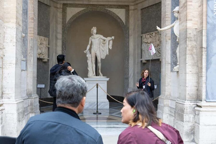 Vatican Museums & Sistine Chapel Skip-the-Ticket-Line Tour - The Cortile del Belvedere gives you the first look
