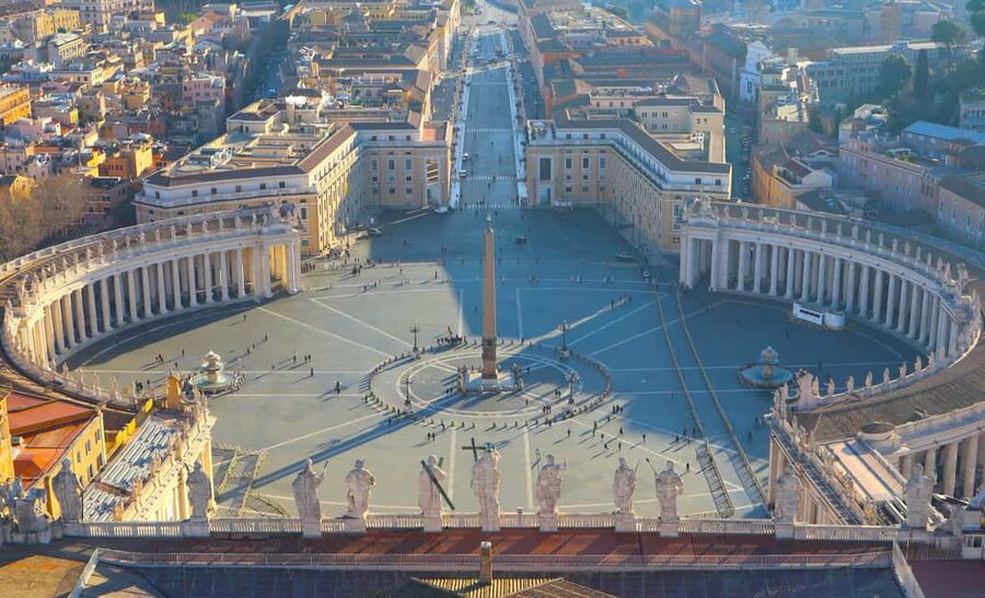 Vatican: St. Peter’s Basilica & Dome Ticket with Audioguide - The viewpoint above Vatican City