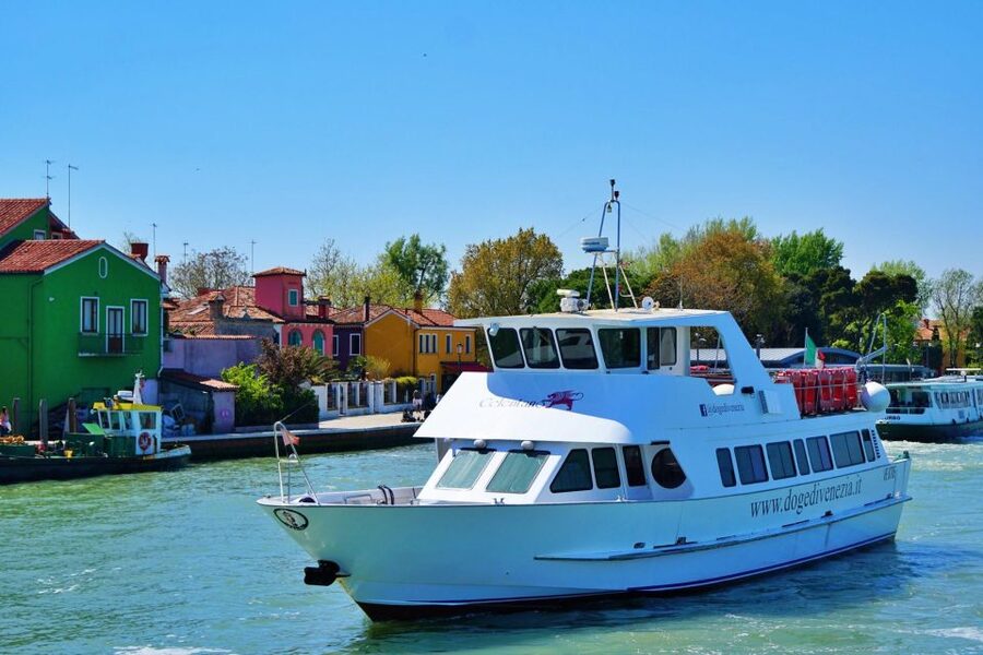 Venice: Murano and Burano Boat Tour with Glass Factory Visit - Burano: colorful streets and small canals