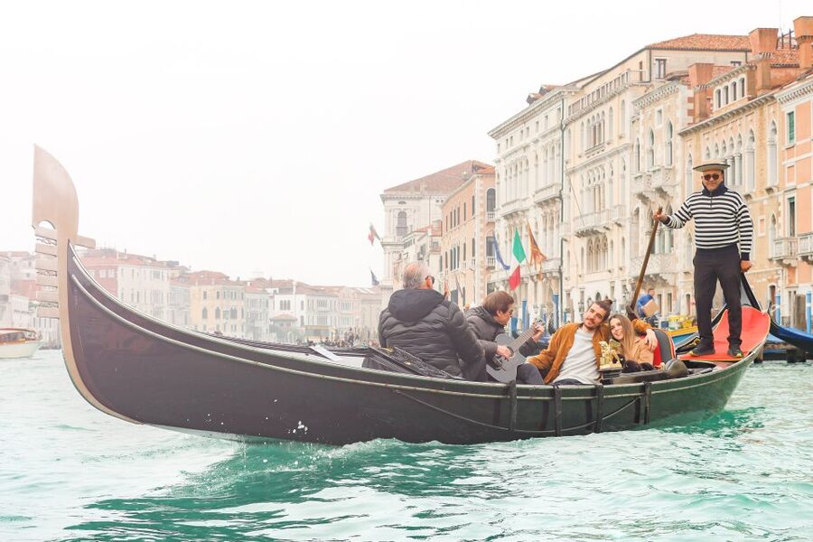 Venice: Shared Gondola Ride and Serenade - The San Marco canals and Grand Canal views