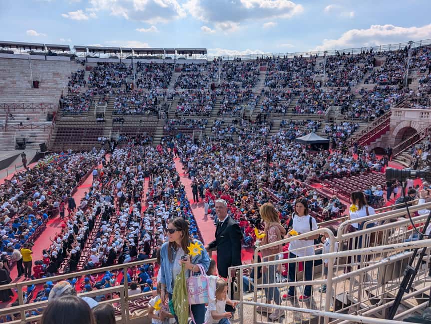 Verona: Arena di Verona Opera Ticket - Picking a seat and surviving the stone steps